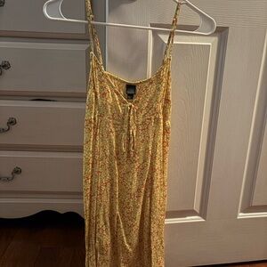 Wild Fable Yellow and Pink Floral Dress